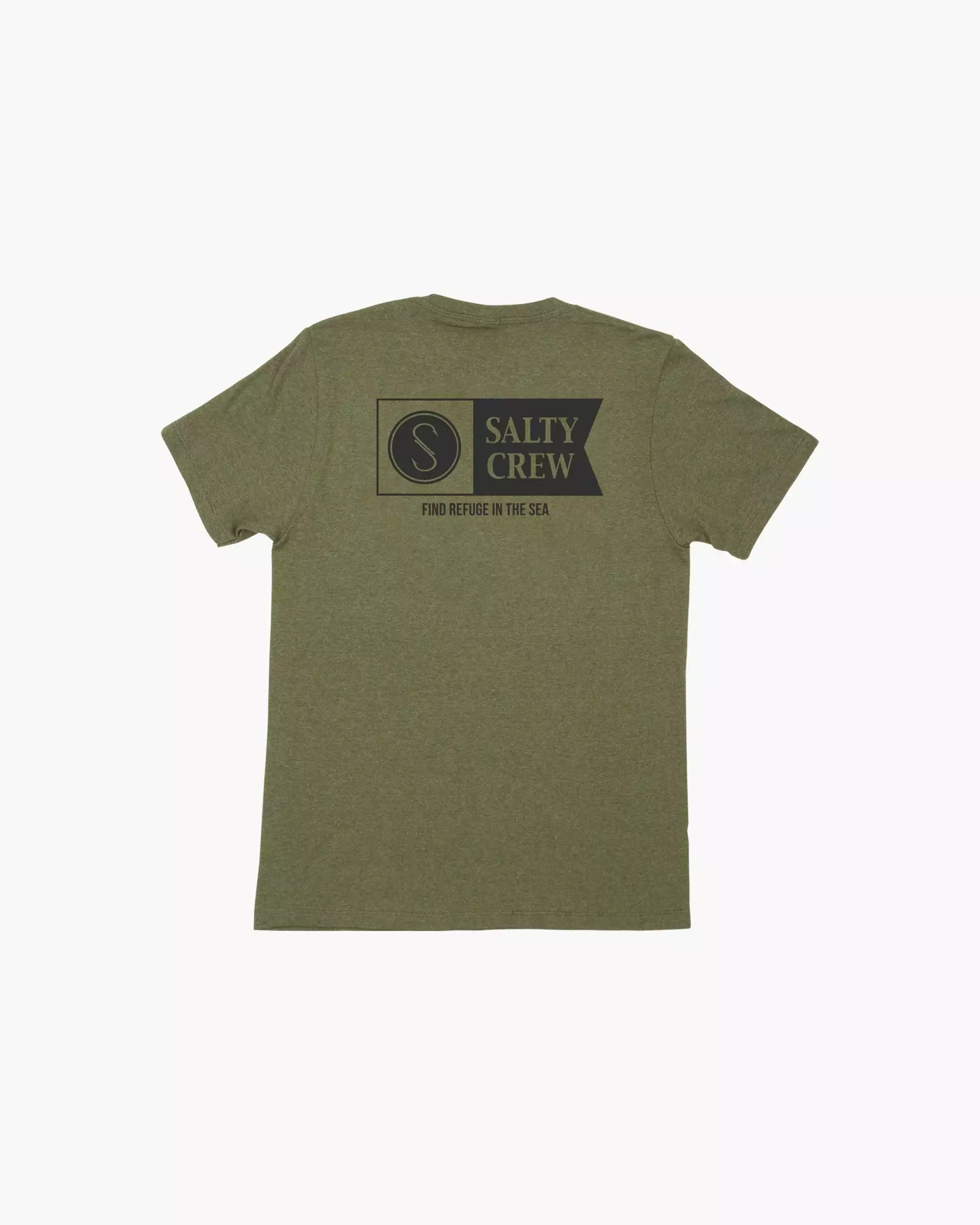 Saltycrew Salty Crew Alpha SS Tee Forest Heather 2 Saltycrew Salty Crew Alpha SS Tee Forest Heather - Image 2