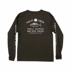Saltycrew Salty Crew Fishmonger LS Tech Tee Black