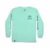 Saltycrew Salty Crew Fishmonger LS Tech Tee Seafoam