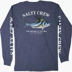 Saltycrew Salty Crew Rooster Premium LS Tee Navy Heather