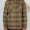 Saltycrew Salty Crew Boatyard Flannel Tee Brown