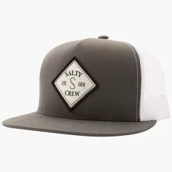Saltycrew Salty Crew Tippet Trucker Hat Charcoal White