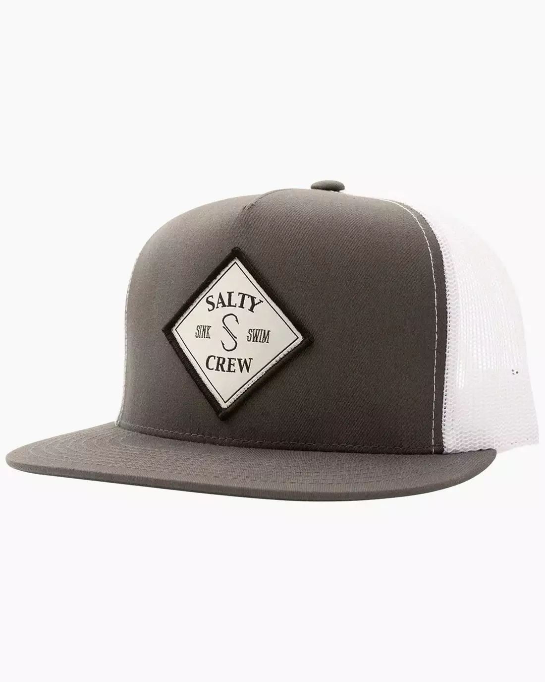 Saltycrew Salty Crew Tippet Trucker Hat Charcoal White 1 Saltycrew Salty Crew Tippet Trucker Hat Charcoal White