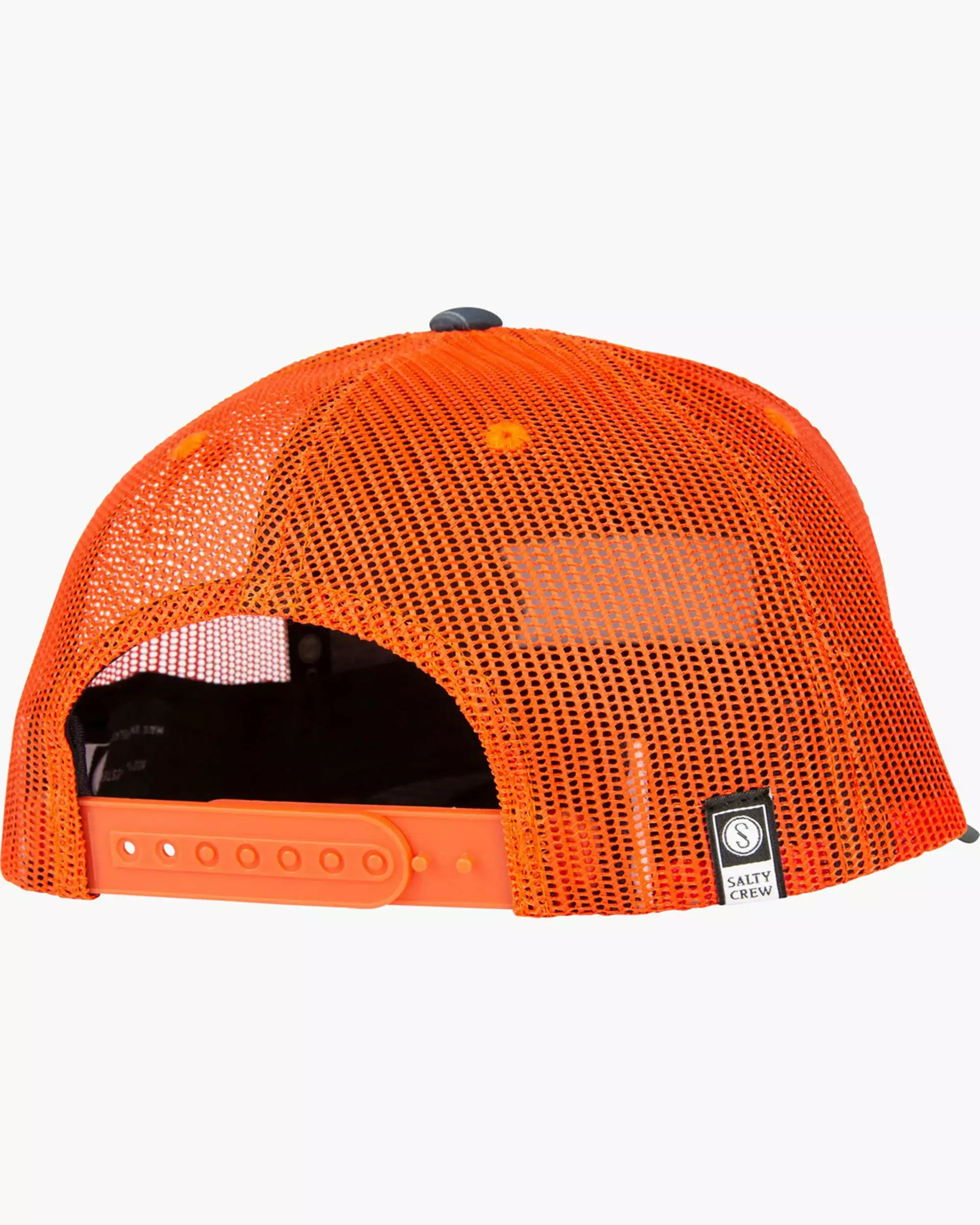 Saltycrew Salty Crew Pinnacle 2 Retro Trucker Hat Camo Orange 2 Saltycrew Salty Crew Pinnacle 2 Retro Trucker Hat Camo Orange - Image 2
