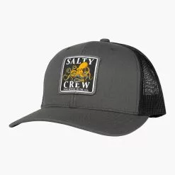 Saltycrew Salty Crew Ink Slinger Retro Trucker Hat Charcoal Black
