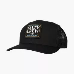 Saltycrew Salty Crew Cruiser Retro Trucker Hat Black