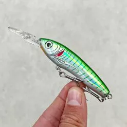 ASWB Lipped Stick LS18 Deep 9 ASWB Lipped Stick LS18 Deep -Reels Shop ASWBLippedStick3mGreenBait