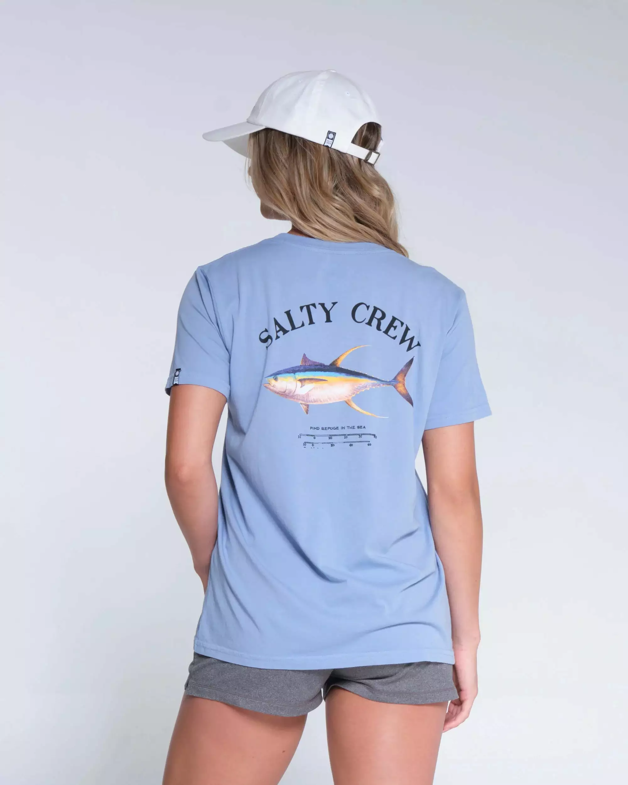 Saltycrew Salty Crew Ahi Mount Boyfriend Tee Wmns Marine Blue 2 Saltycrew Salty Crew Ahi Mount Boyfriend Tee Wmns Marine Blue - Image 2