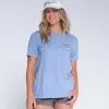 Saltycrew Salty Crew Ahi Mount Boyfriend Tee Wmns Marine Blue