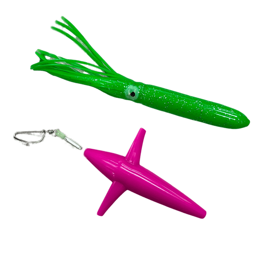 TackleWest Angler 5in Bird Octopus Teaser Rigged 2 TackleWest Angler 5in Bird Octopus Teaser Rigged - Image 2