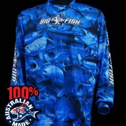 Bigfish Aus CAMO BLUE Long Sleeve