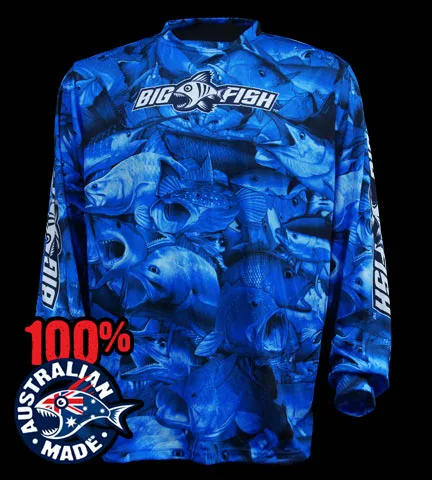 Bigfish Aus CAMO BLUE Long Sleeve 1 Bigfish Aus CAMO BLUE Long Sleeve