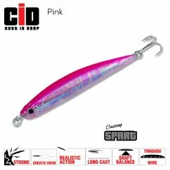 CID Casting Sprat 80 18 CID Casting Sprat 80 -Reels Shop CIDPinkSprat