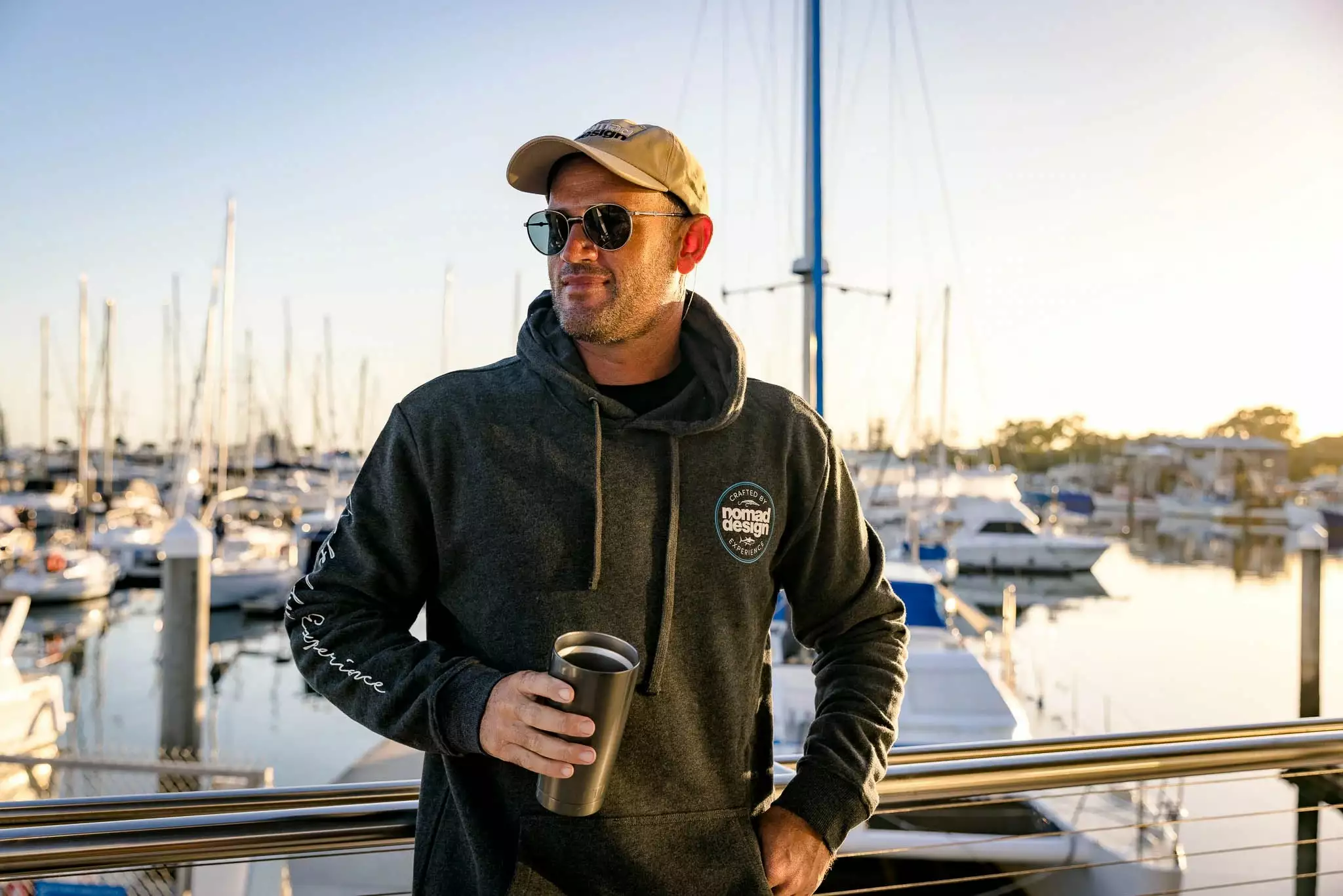 Nomad Design Hoodie Classic Tuna Charcoal L 3 Nomad Design Hoodie Classic Tuna Charcoal L - Image 3