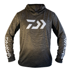 Daiwa Ripple Hooded Jersey Moss