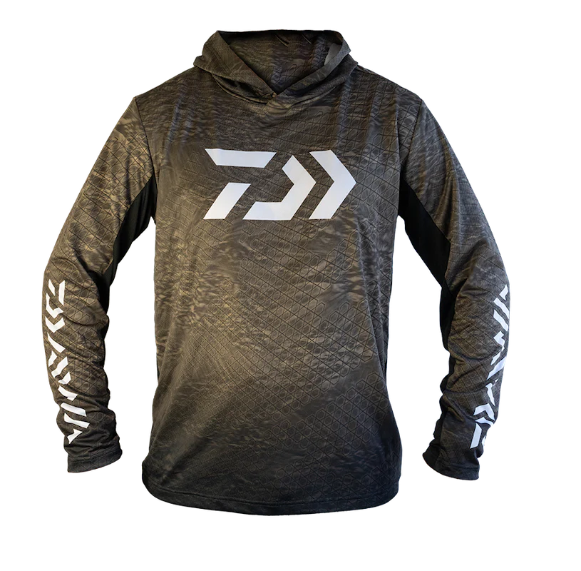 Daiwa Ripple Hooded Jersey Moss 1 Daiwa Ripple Hooded Jersey Moss