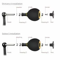 Gomexus EVA Power Knob 38mm 10 Gomexus EVA Power Knob 38mm -Reels Shop EA38installation 800x 3f9e06ec 0f20 4e6b a8c2 e9b71f66cceb
