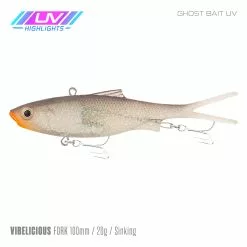 Samaki Vibelicious 100mm 29 Samaki Vibelicious 100mm -Reels Shop Ghost Bait UV