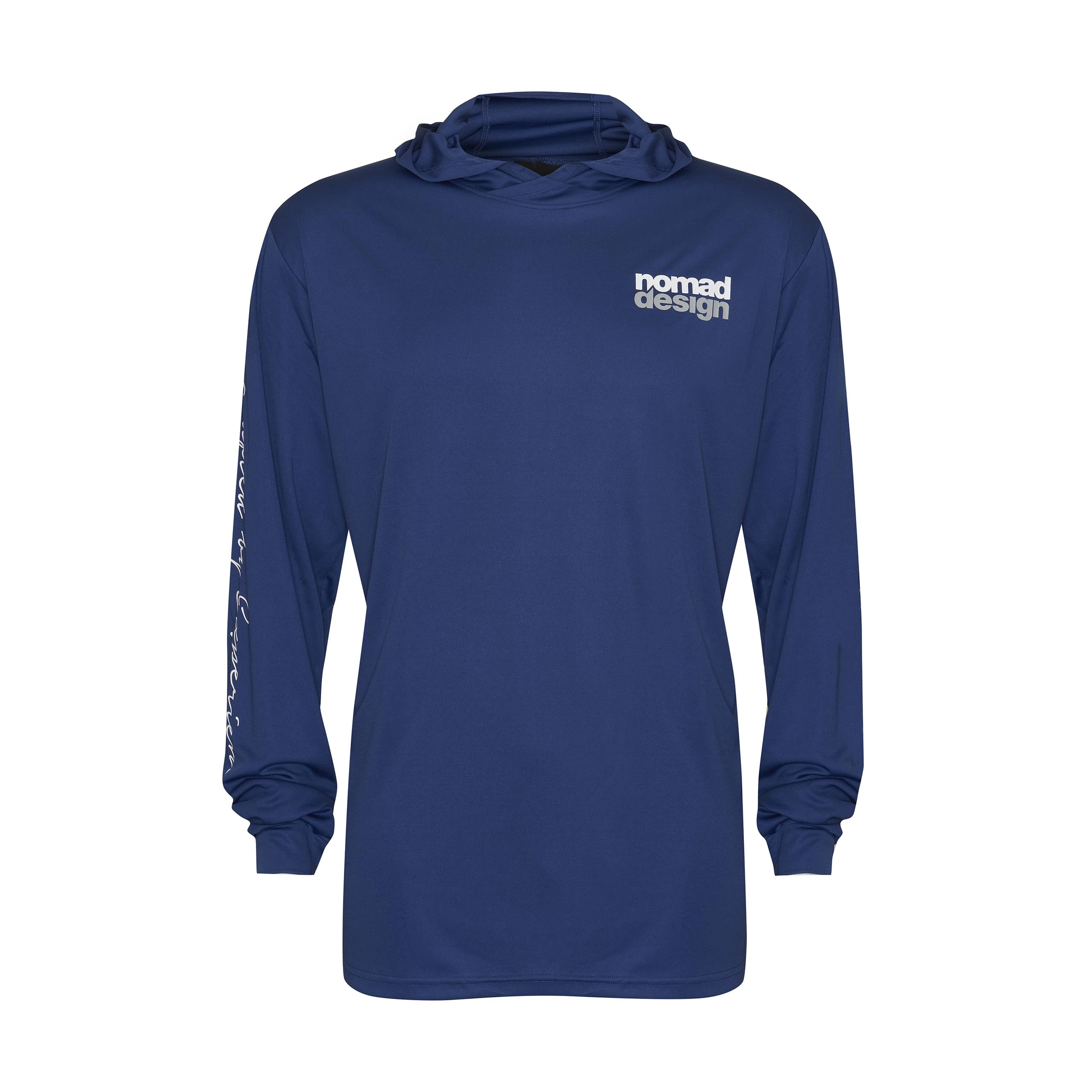Nomad Design Hooded Tech Shirt Wayfarer Marine 1 Nomad Design Hooded Tech Shirt Wayfarer Marine