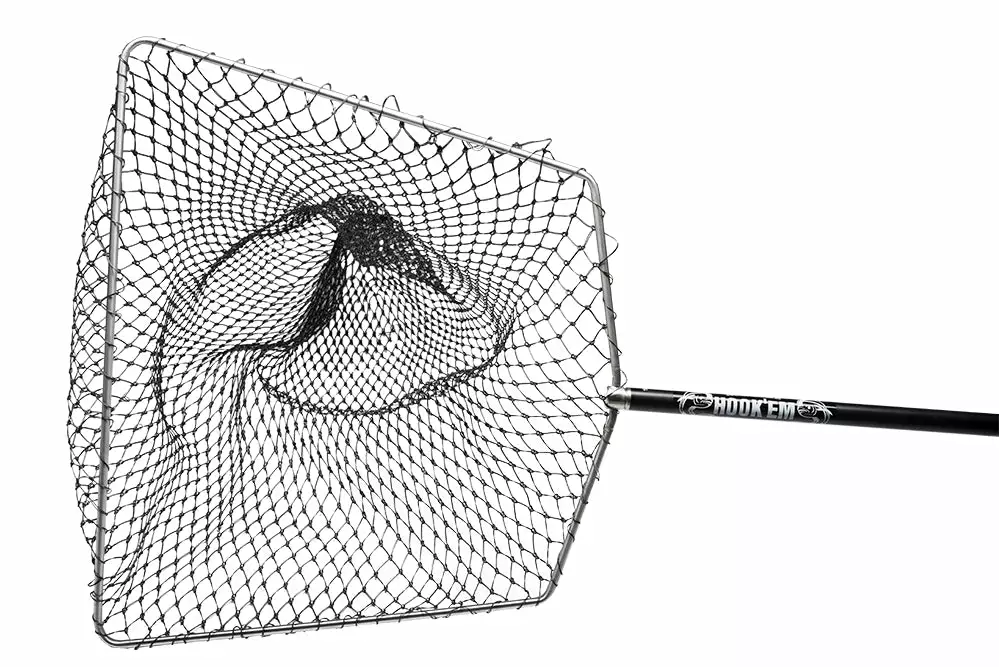 Hookem Net HD Knotted 1.5m Handle 1 Hookem Net HD Knotted 1.5m Handle