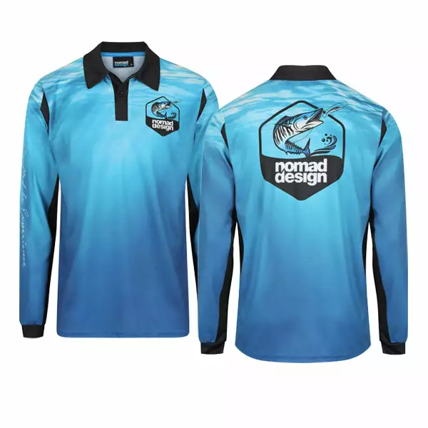 Nomad Design Shirt LS Collared Wahoo Underwater 1 Nomad Design Shirt LS Collared Wahoo Underwater
