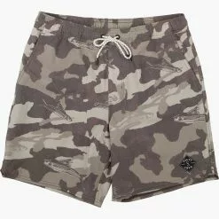 Saltycrew Salty Crew Lowtide Elastic Boardshort Camo Tan