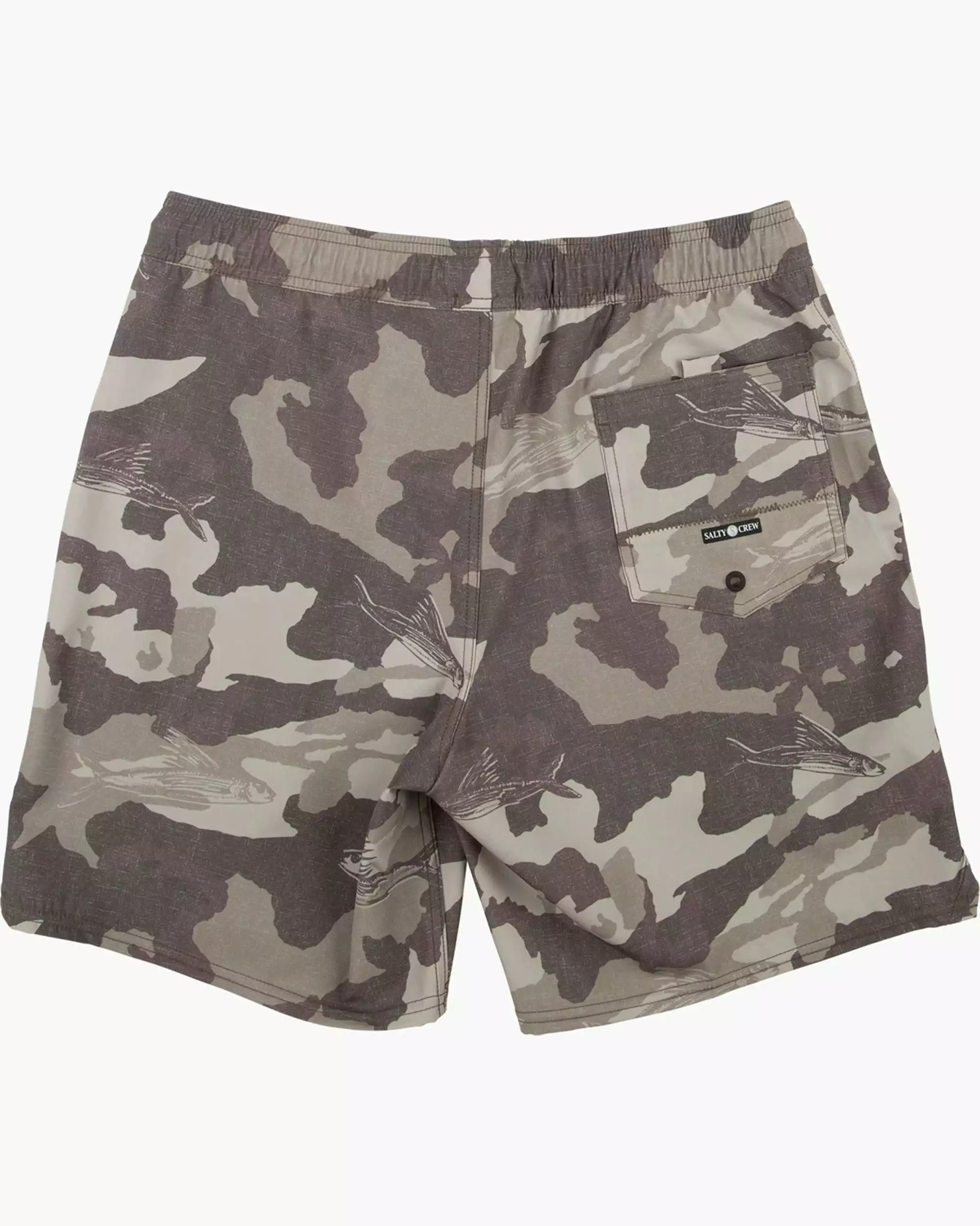Saltycrew Salty Crew Lowtide Elastic Boardshort Camo Tan 2 Saltycrew Salty Crew Lowtide Elastic Boardshort Camo Tan - Image 2