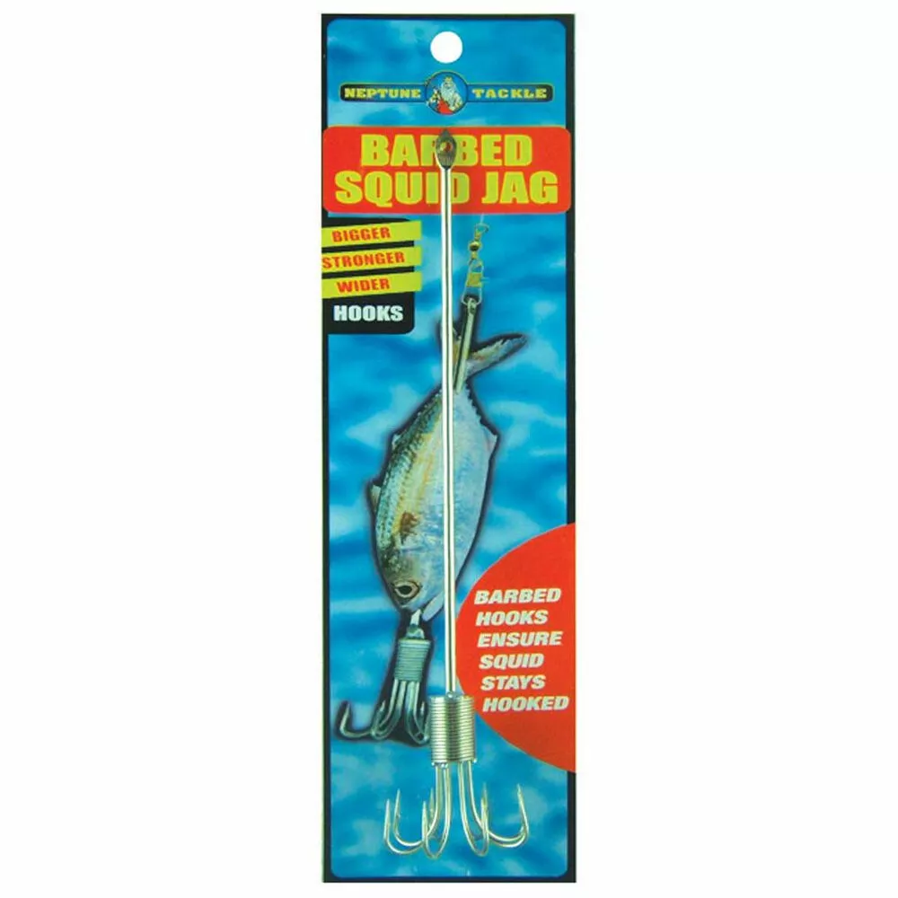 TackleWest Neptune Squid Jag Barbed Large 1 TackleWest Neptune Squid Jag Barbed Large