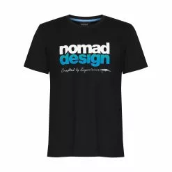 Nomad Design T/S Logo Aqua Fade Black