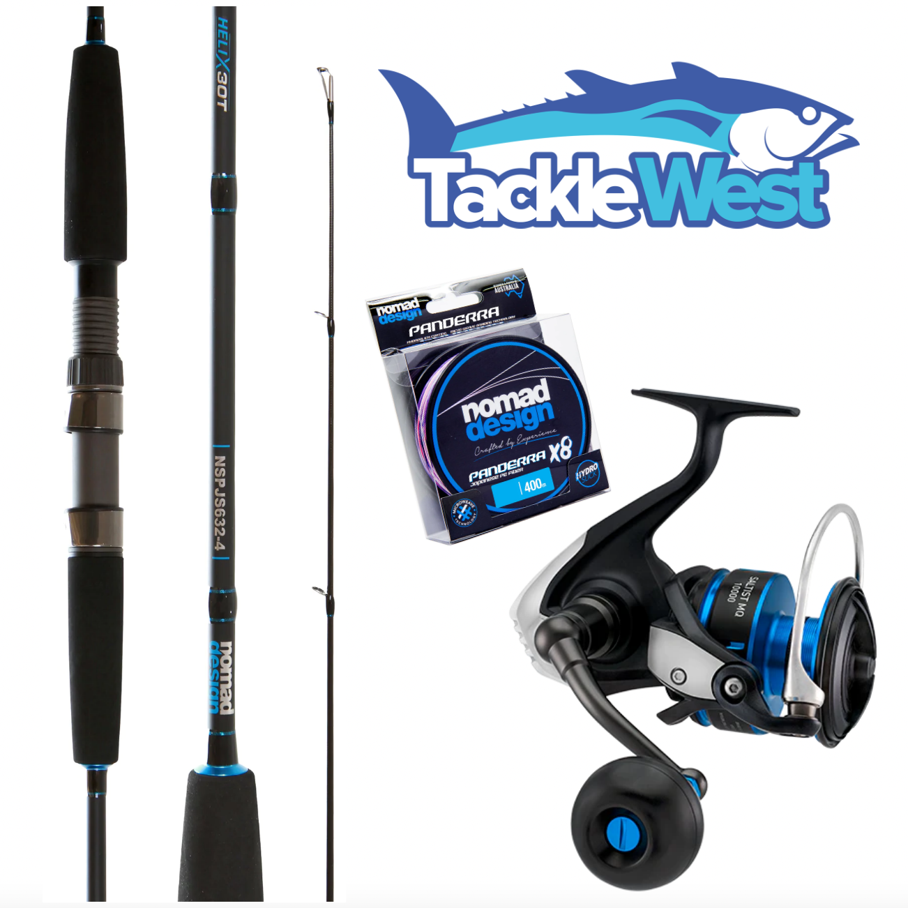 TackleWest Saltist Slow Pitch Jigging Combo 1 TackleWest Saltist Slow Pitch Jigging Combo