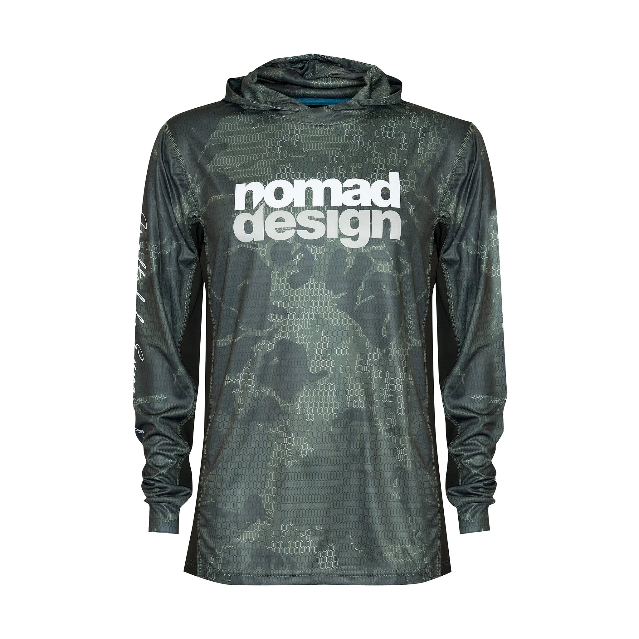 Nomad Design Hooded Tech Shirt Camo Khaki 1 Nomad Design Hooded Tech Shirt Camo Khaki