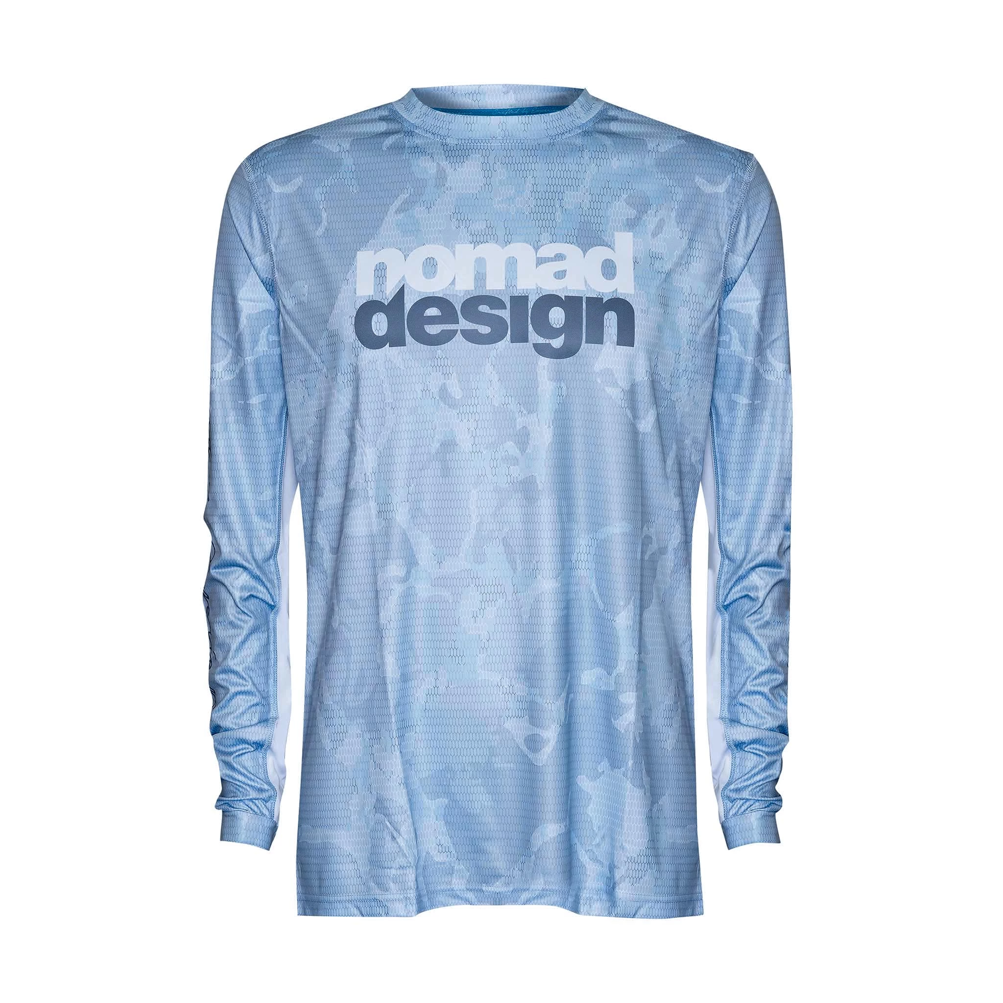 Nomad Design Tech Shirt Camo Splice Blue 1 Nomad Design Tech Shirt Camo Splice Blue