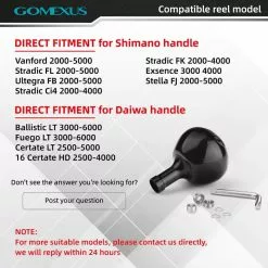 Gomexus Titanium Power Knob 35mm -Reels Shop Power Knob Titanium TA38 compatible reel 800x 9bcb5668 f78b 44a3 93f6 94ba67d6c343