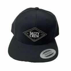 Saltycrew Salty Crew Backstay 6 Panel Hat Black