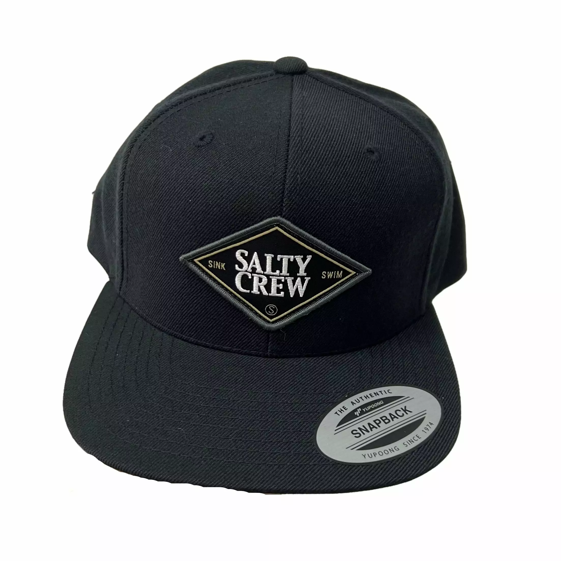 Saltycrew Salty Crew Backstay 6 Panel Hat Black 1 Saltycrew Salty Crew Backstay 6 Panel Hat Black