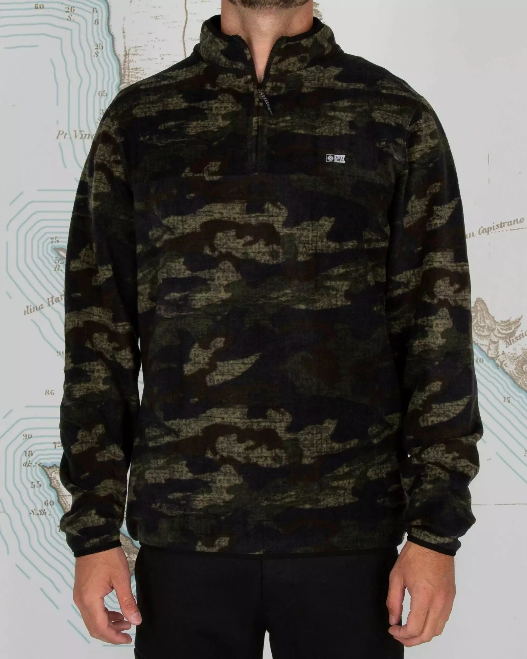 Saltycrew Salty Crew BALLAST QTR ZIP FLEECE 1 Saltycrew Salty Crew BALLAST QTR ZIP FLEECE