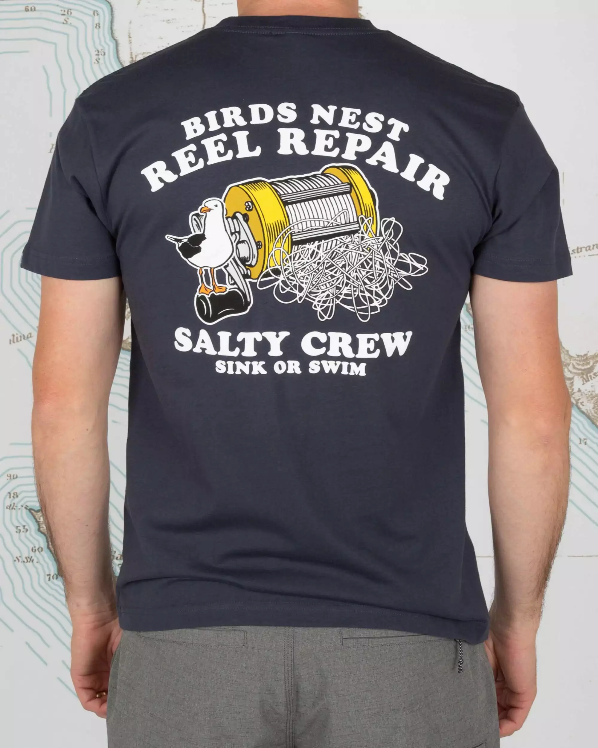Saltycrew Salty Crew Birdsnest Premium SS Tee Harbor Blue 1 Saltycrew Salty Crew Birdsnest Premium SS Tee Harbor Blue