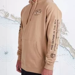 Saltycrew Salty Crew Bruce Hood Fleece Sandstone