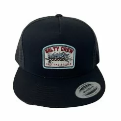 Saltycrew Salty Crew Pinnacle Fly Drop Trucker Hat Black