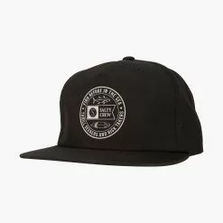 Saltycrew Salty Crew Legends Tech 5 Panel Hat Black