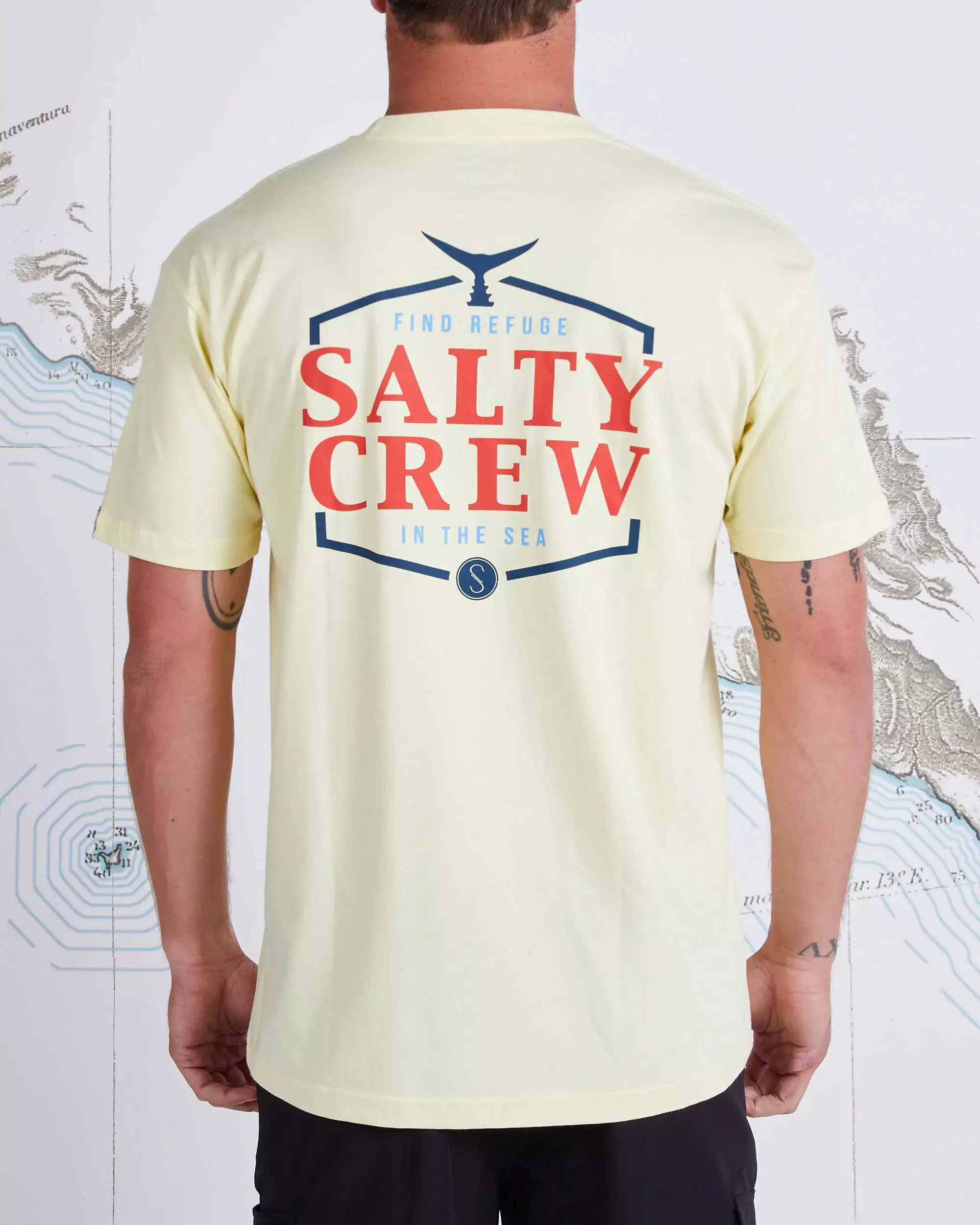 Saltycrew Salty Crew Skipjack Premium SS Tee Banana 1 Saltycrew Salty Crew Skipjack Premium SS Tee Banana