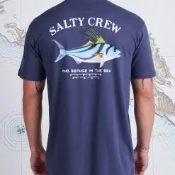 Saltycrew Salty Crew Rooster Premium SS Tee Charcoal Heather