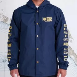 Saltycrew Salty Crew Alpha Snap Jacket Navy