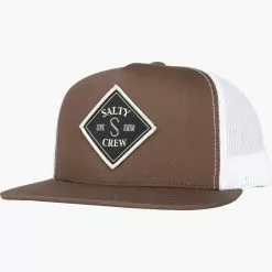 Saltycrew Salty Crew Tippet Trucker Hat Brown White