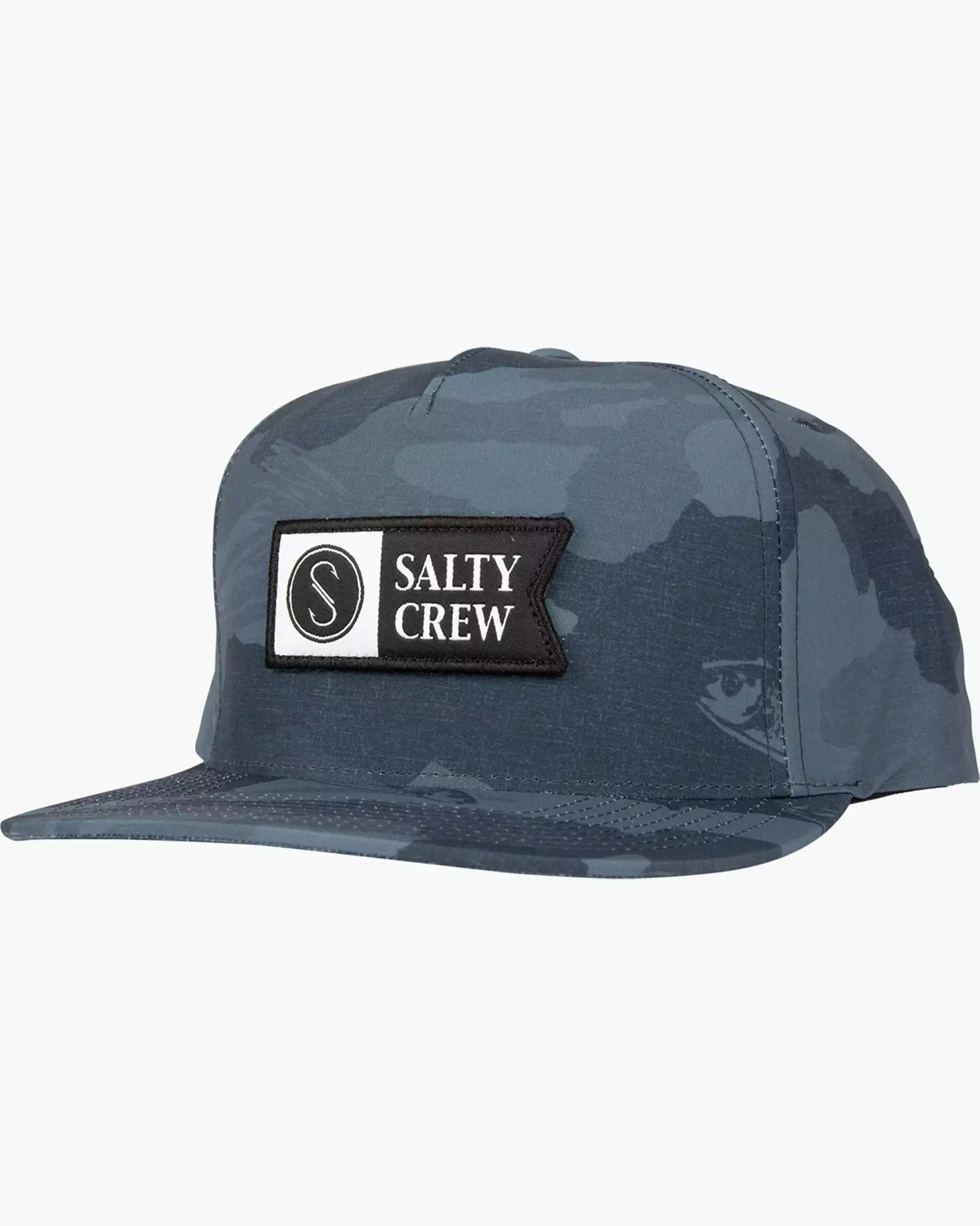 Saltycrew Salty Crew Alpha Tech 5 Panel Hat Black Camo 1 Saltycrew Salty Crew Alpha Tech 5 Panel Hat Black Camo