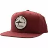 Saltycrew Salty Crew Alpha Tech 5 Panel Hat Burgundy