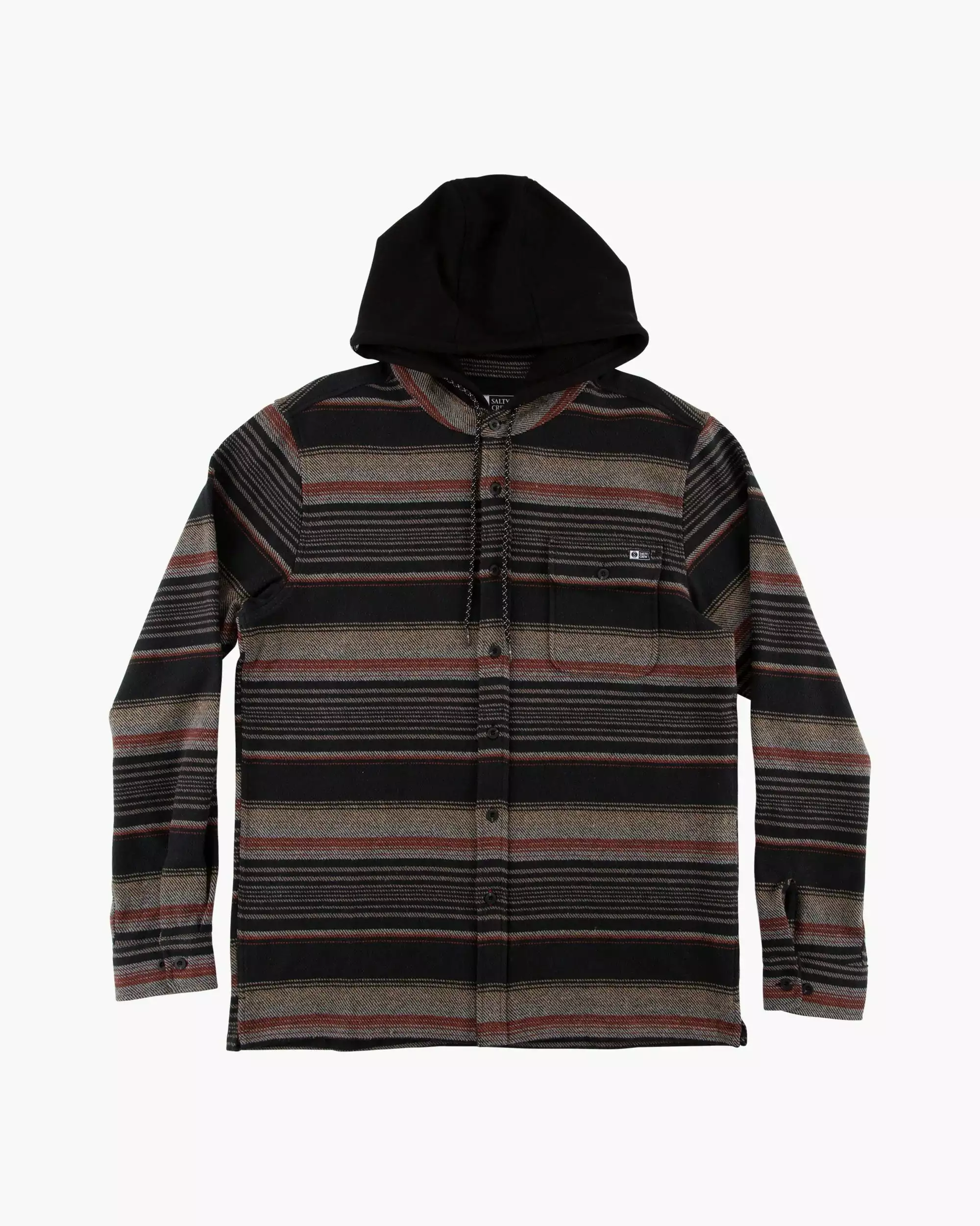 Saltycrew Salty Crew Mainland Flannel Black 1 Saltycrew Salty Crew Mainland Flannel Black