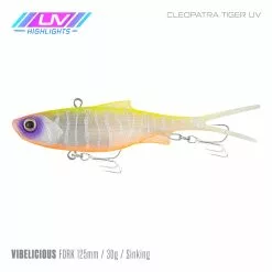 Samaki Vibelicious 125mm 18 Samaki Vibelicious 125mm -Reels Shop Samaki Vibelicious 125mm Cleopatra Tiger