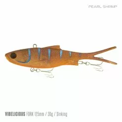 Samaki Vibelicious 125mm 23 Samaki Vibelicious 125mm -Reels Shop Samaki Vibelicious 125mm Pearl Shrimp