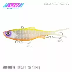 Samaki Vibelicious 150mm 19 Samaki Vibelicious 150mm -Reels Shop Samaki Vibelicious Cleopatra Tiger